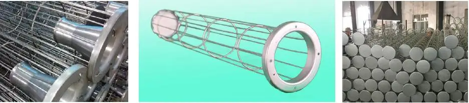 Stainless steel AISI 304, 316, 316L Filter Cage Custom bag cage