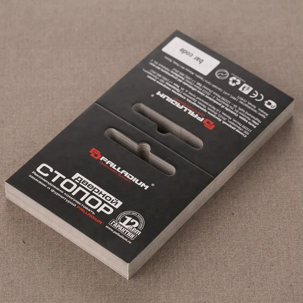 matt black paper printing packaging design header cards