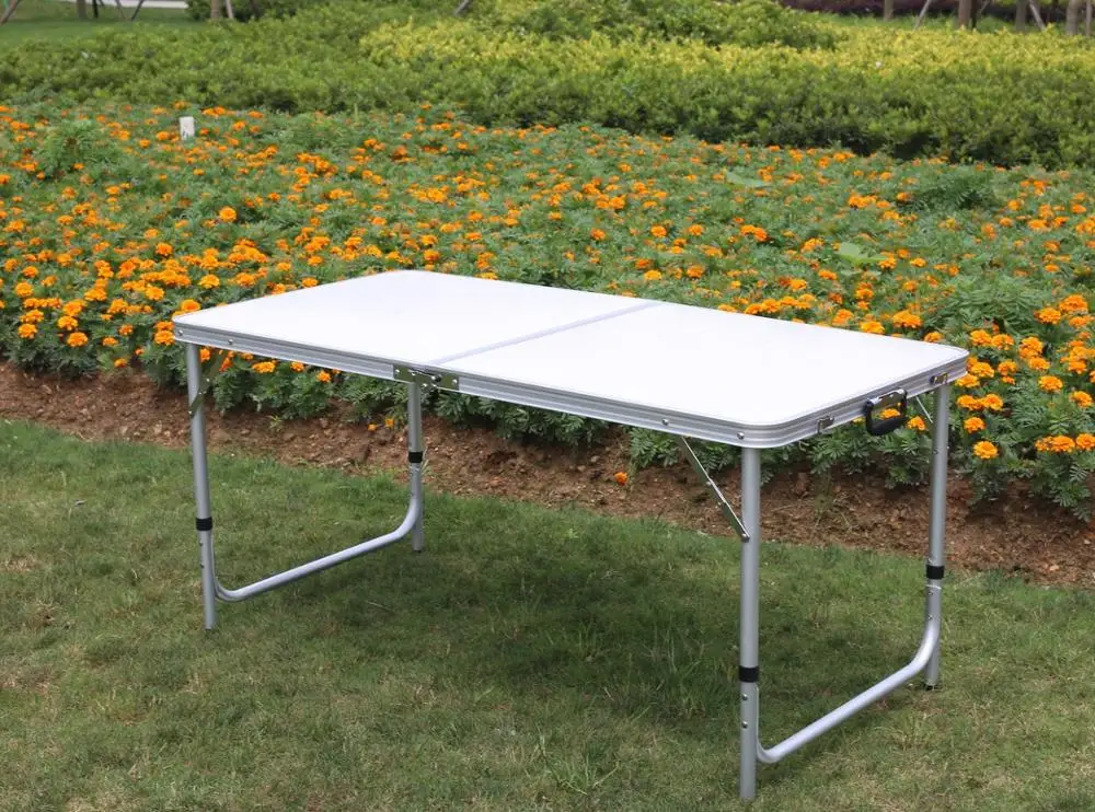 Удобный алюминиевый складной стол для кемпинга