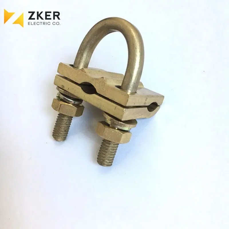 Main product earthing copper wire clamp electrical ground clamp