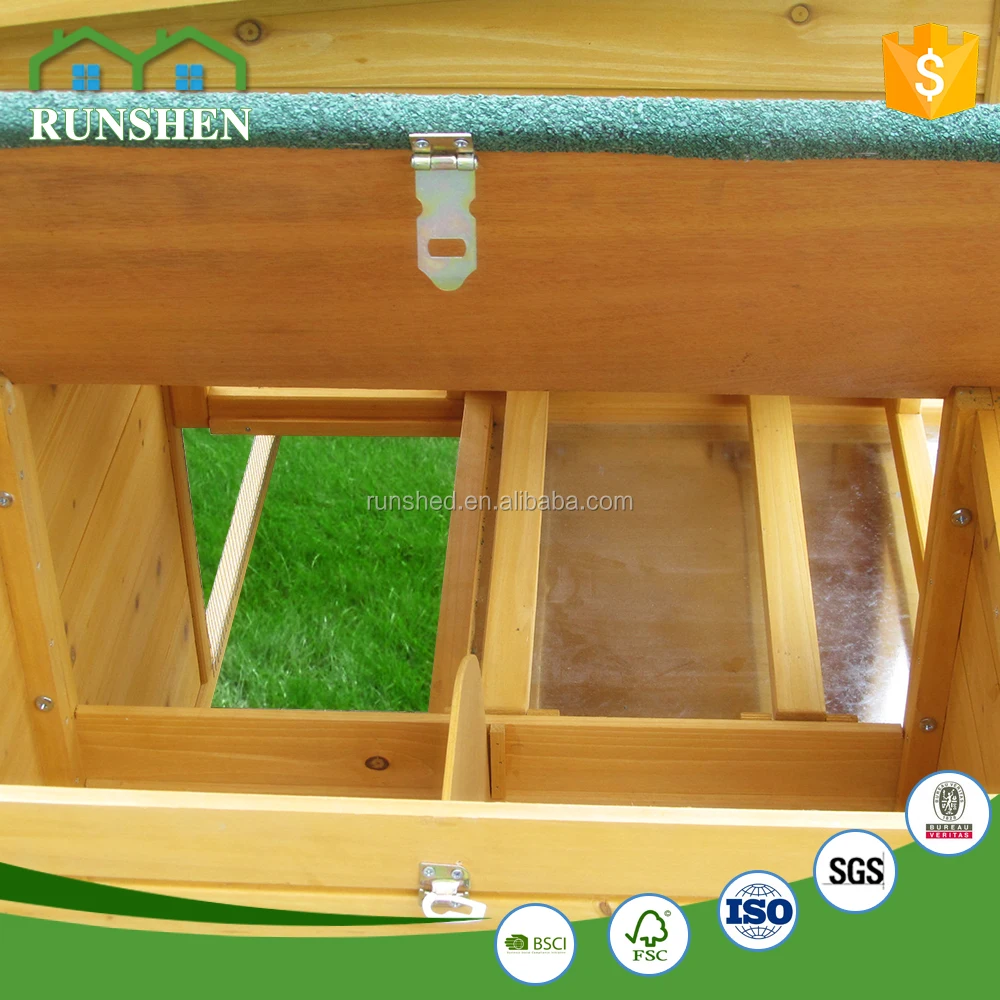 Wood Chicken Coop With Run Chicken Broiler Yellow House Cage Indoor Laying Hens Chicken House Trusses For Sale