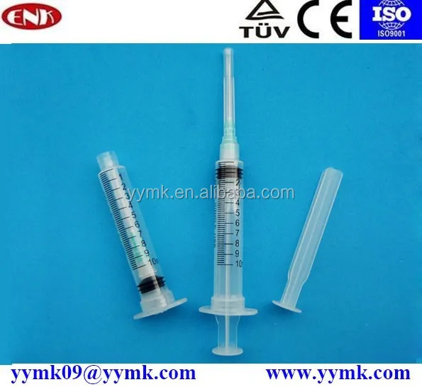medical supplies retractable safety syringe,1cc syringe