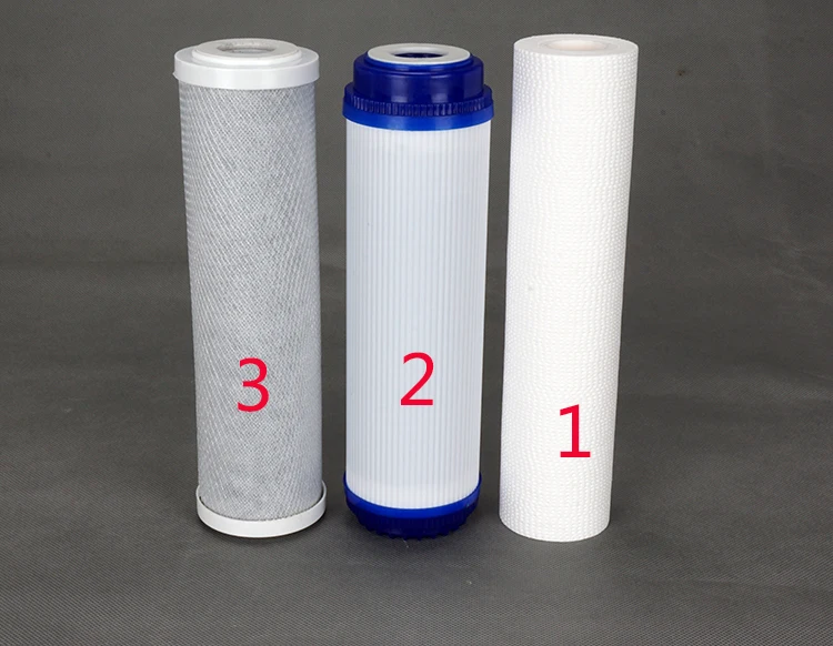 household 3 stage automatic sediment water filter for health