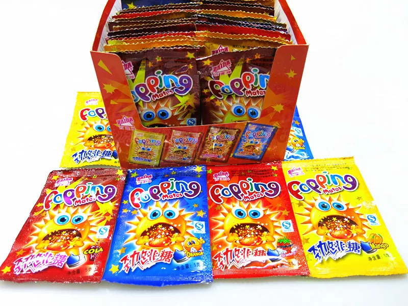 5g fruit flavor halal sweets jumping candy magic popping sugar for kids