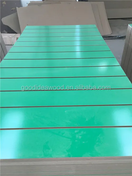 
hot sale slot melamine mdf (white) 