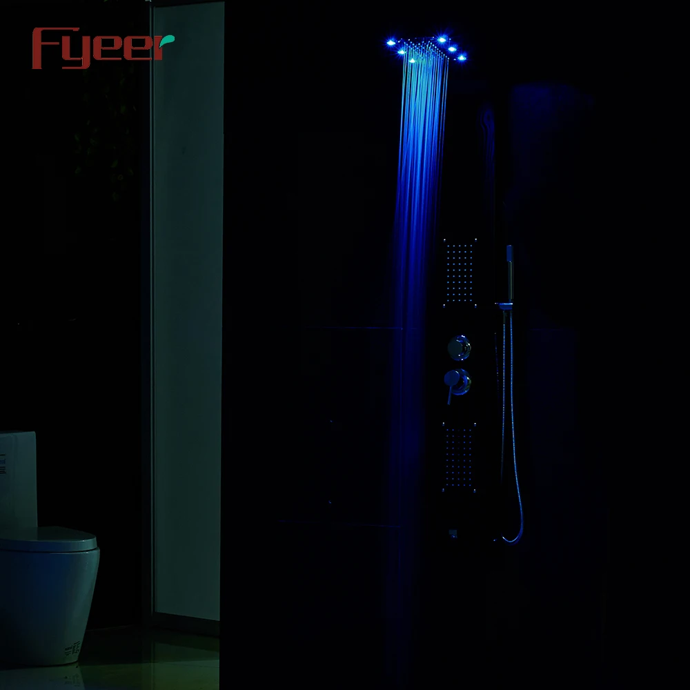 
Fyeer 2018 New Wall Shower Panel with LED Lights 