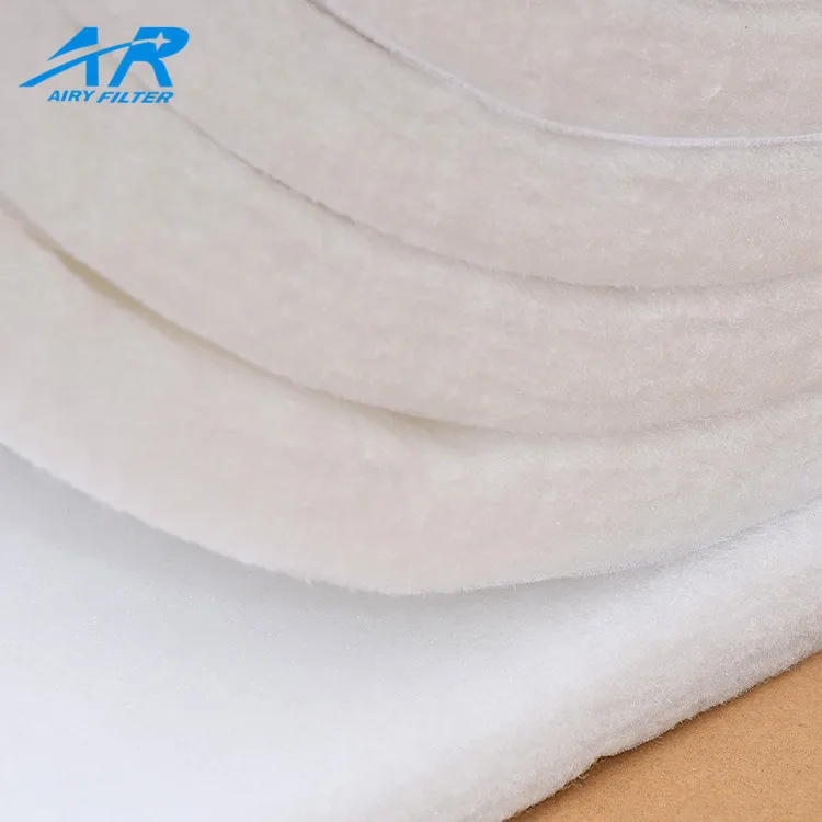 Long Working Life 20 X 20 Spray Booth Filters Series 55 Air Filter Nonwoven Fabrics F4+spray booth ceiling filter