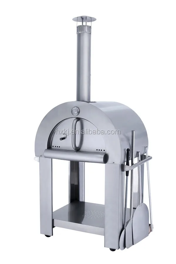 Full stainless steel outdoor OEM wood oven pizza