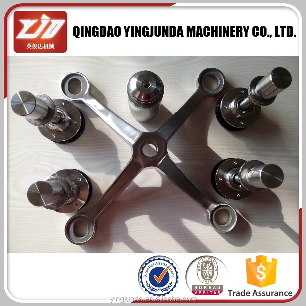 
stainless steel glass spider four way arm spider factory price 