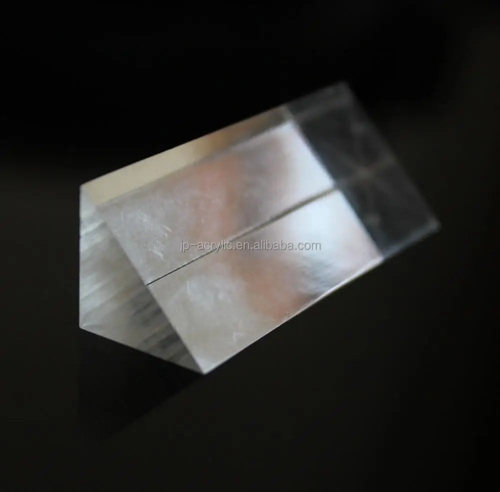 
Wholesale 56mm High Quality Equilateral 90 Right Angle Optical Glass Acrylic Small Prism 