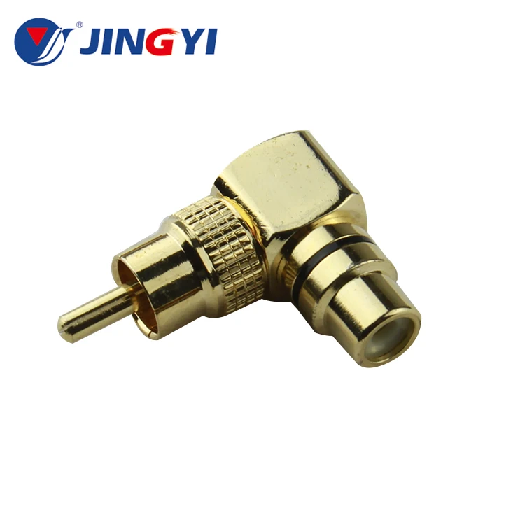 Hot sell plug manufacturer gold connector rca cable
