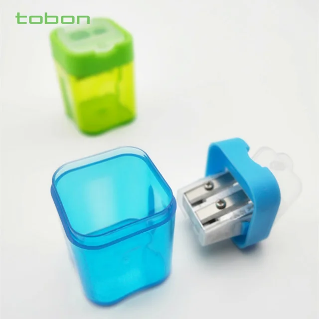 Пластиковая точилка для карандашей с двойным отверстием 8 мм