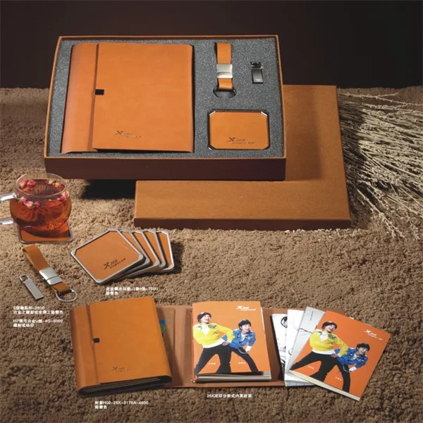 9 ring custom made decorative keyboard stickers Snap fastener logo note book  notebook calendar loose leaf pu leeather journal