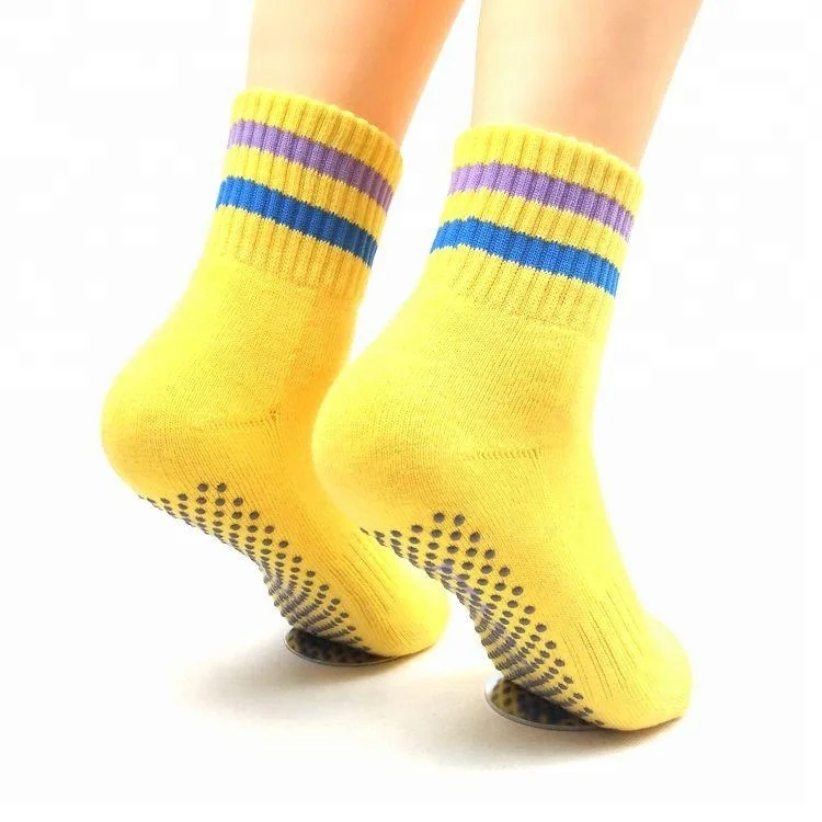 Hot Sell Unisex Half Terry Non Slip Yoga Grip Socks Wholesale