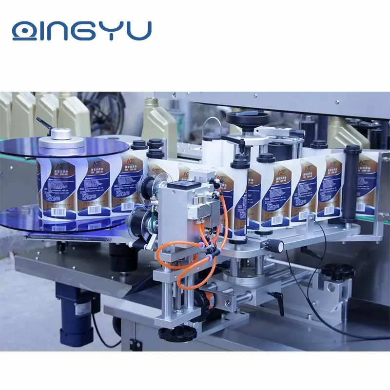 
High speed Automatic flat square bottle bopp labeling machine for detergent bottle 