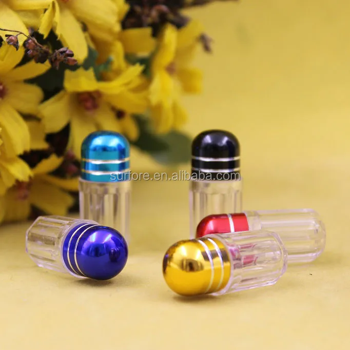single piece octagon capsule plastic small portable pill container