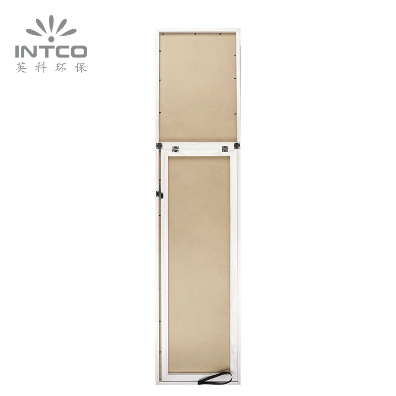 INTCO New Arrival Wood Carving Floor Standing Mirror Frame
