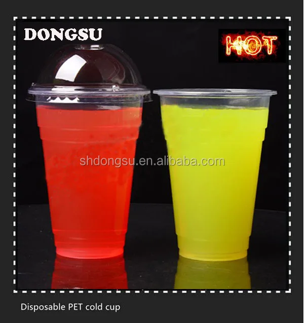 
500ML disposable plastic coffee/water/beer/juice/ice cream cup 