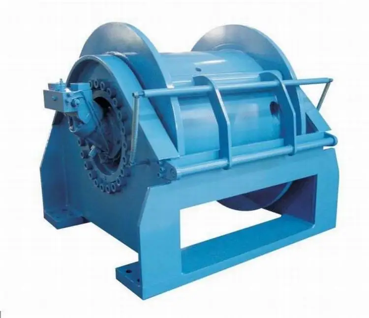 drum hydraulic mooring winch for barge ferry tugger trawl