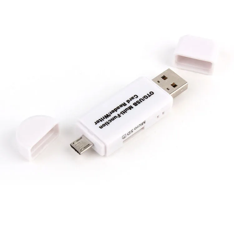 
USB 2.0 USB A M icro USB Combo to 2 Slot TF SD Type C Card Reader Universal 3 in1 OTG Type-C Card Reader for Smartphone PC 
