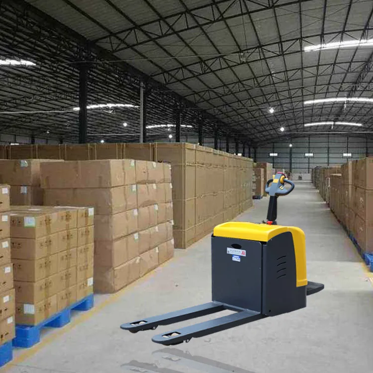 mini portable trolley high weight automatic 2t small electric pallet truck electric standing pallet jack