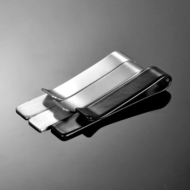 Factory delivery price jewelry cheap tie stainless steel retaining clip