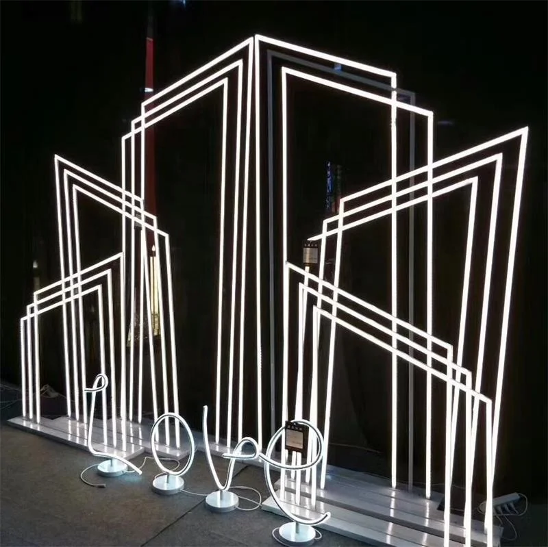 Весенняя звезда светодиодная геометрическая форма свод свадебный фон праздничное событие сценическое украшение