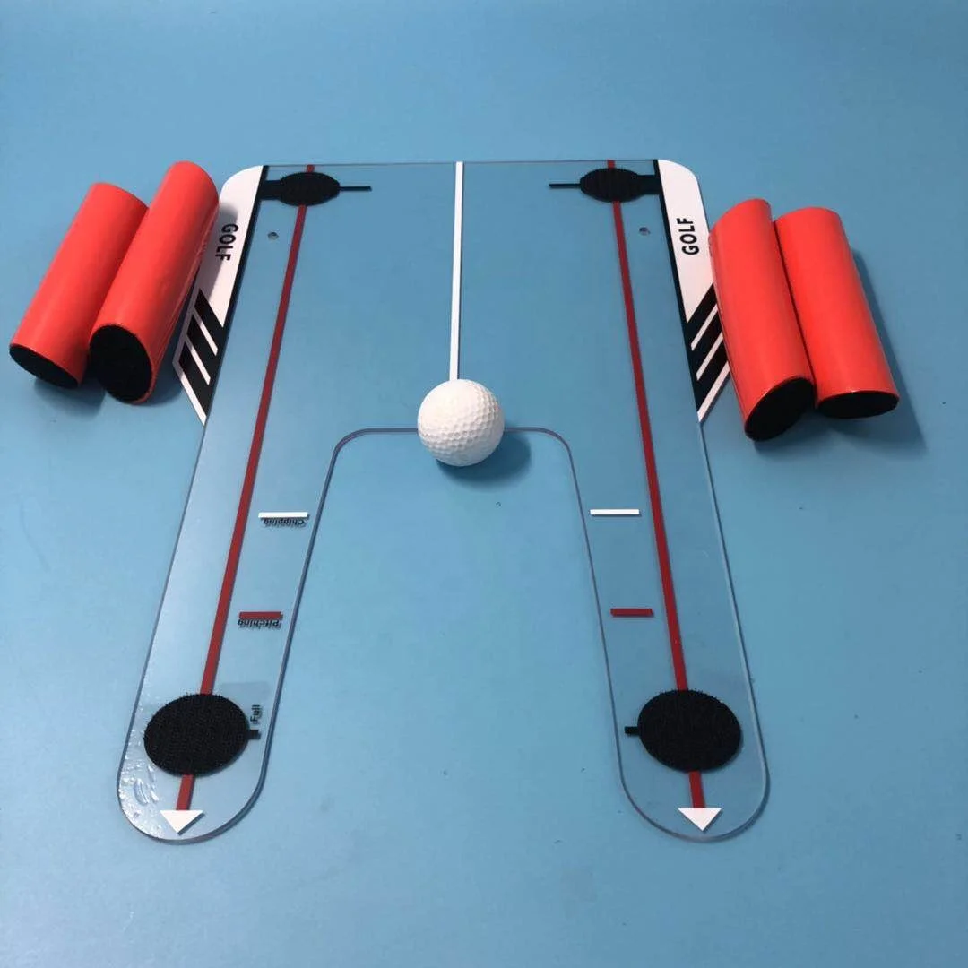 Wholesale Acrylic Material Golf Putting Mirror Alignment Training Aid Swing Trainer
