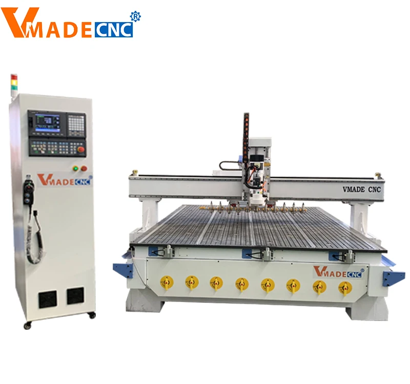 Shandong Automatic Tool Change Multi Spindle heads pneumatic cnc router 3 Heads Wood 2040