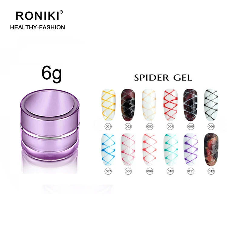  RONIKI OEM дешевый оптовый поставщик ногтей 6 г отмачиваемый УФ-Гель-лак для дизайна Светодиодная лампа 30s УФ-лампа 1 мин легко