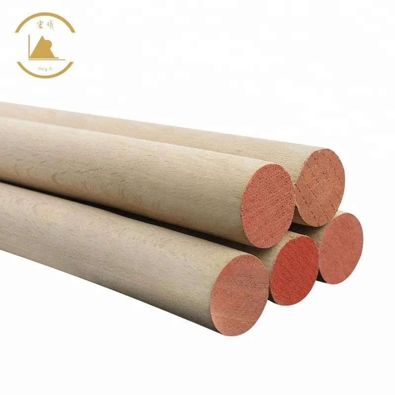 High Quality Beech Furniture Fitting Wooden Stick Rod