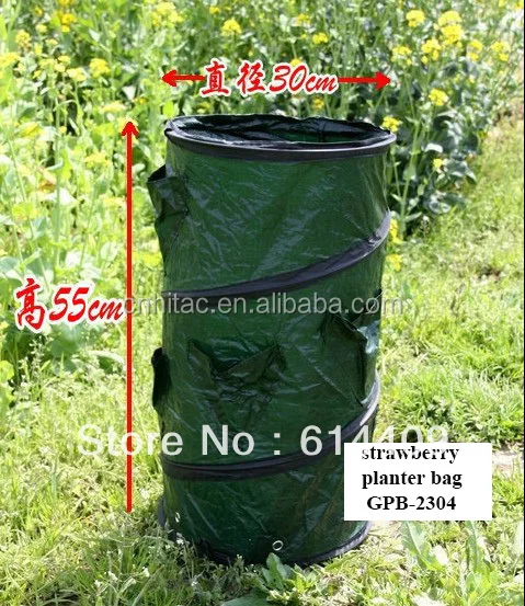 Pop up Strawberry Planter Bag,Grow Bags Strawberry Planter,Plant Pocket Strawberry Grow Bag