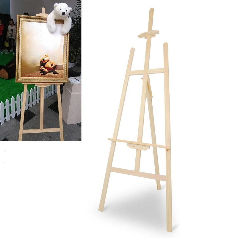 
150cm artist painter tripod wooden easel stand for art craft display holder 