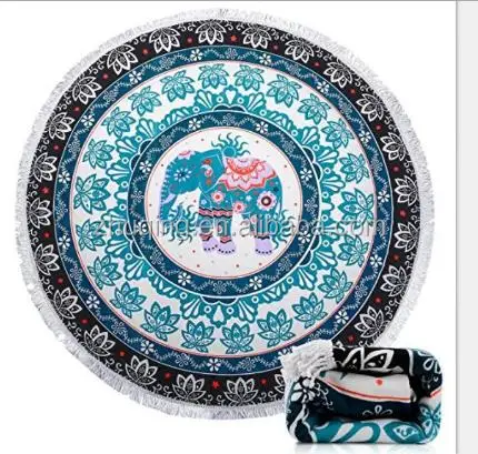 
Adults age group printed pattern serviette plage round towel beach 