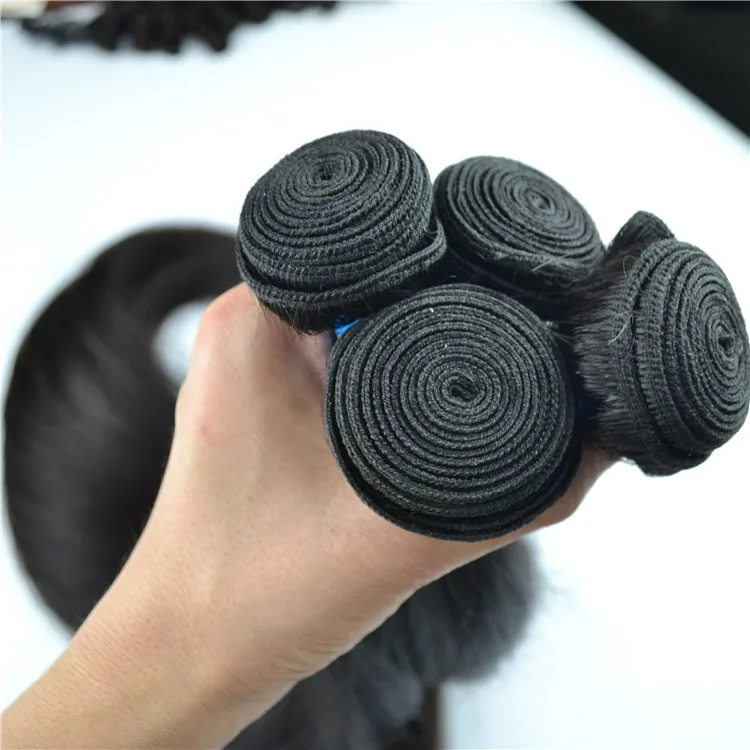 
Hair Weave Human Hair Brazilian Virgin in China Since 1985 Good Quality Silky Straight 12A Remy Hair WEAVING ALL Colors 