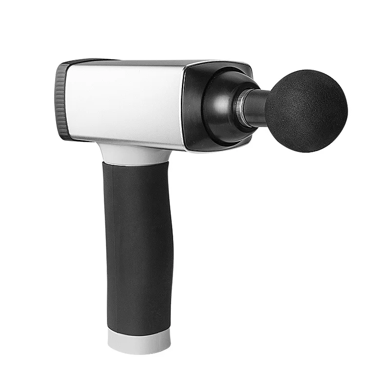 5 Level Cordless Fascia Massager Gun Deep Percussion Power Vibration Muscle Relax Sports Gun With four massage head