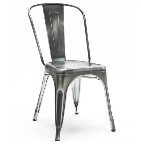 Popular Powder Coating Industrial Metal Dining Chair