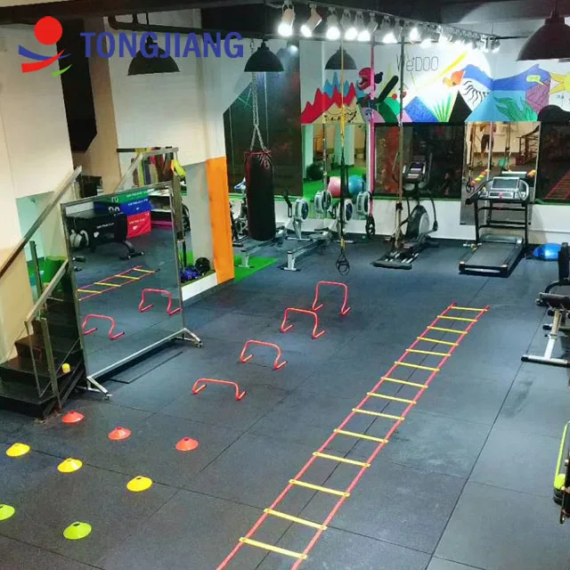 TJ Cheap Crossfit Fitness Epdm Rubber Gym Floor Tile