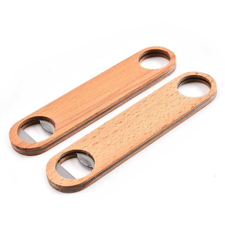 High Quality Wooden Bar Bottle Opener Beer