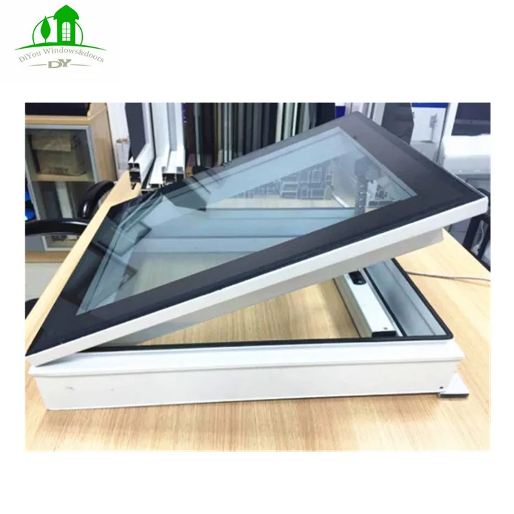 Window Solar Skylight Magnetic Screen Sub Frames Durable Aluminum Aluminum Alloy Automatic Fiberglass Vertical CN;GUA Customized
