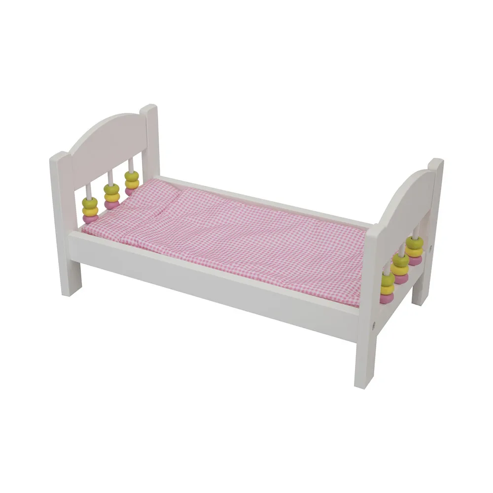 New modern children toys furniture wooden doll bed