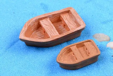 Неоновые вывески миниатюрный искусственный лодка Мини Мир Ландшафтный декоративные Micro Craft день интимные аксессуары