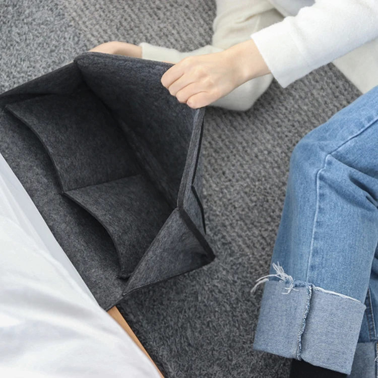 Premium Felt Bedside Caddy Organizer for Sofa Bed