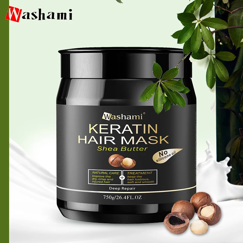 Лидер продаж, профессиональное Кератиновое масло ши для лечения волос с формальдегидом, 750 г