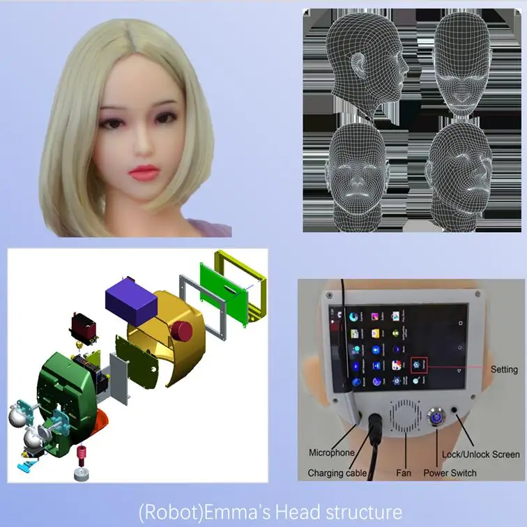 The newest smart artificial intelligent sex robot Emma is not just a silicone sex doll for men