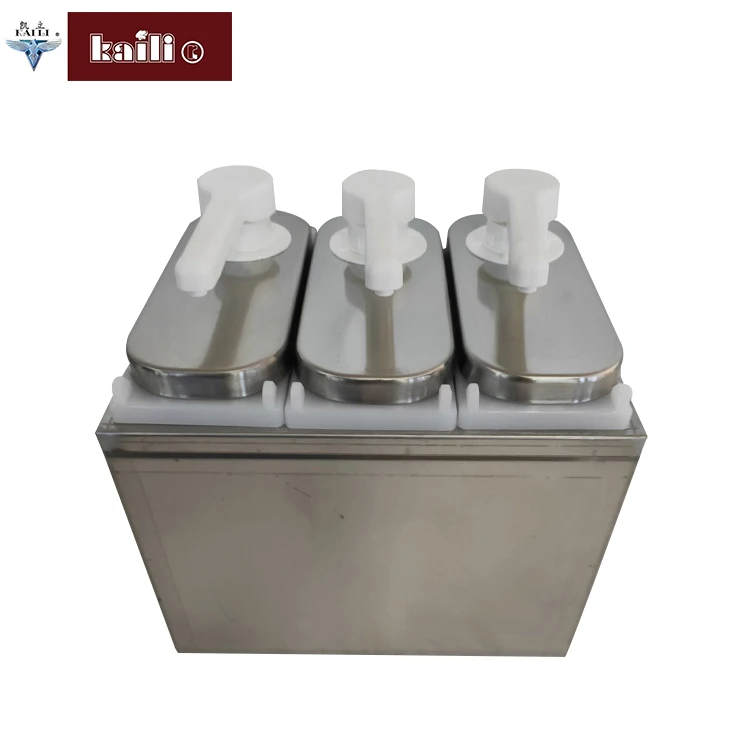 1L*3  Food grade ABS Plastic Dispenser Pump Sauce dispenser Syrup Pump sauce dispenser pump