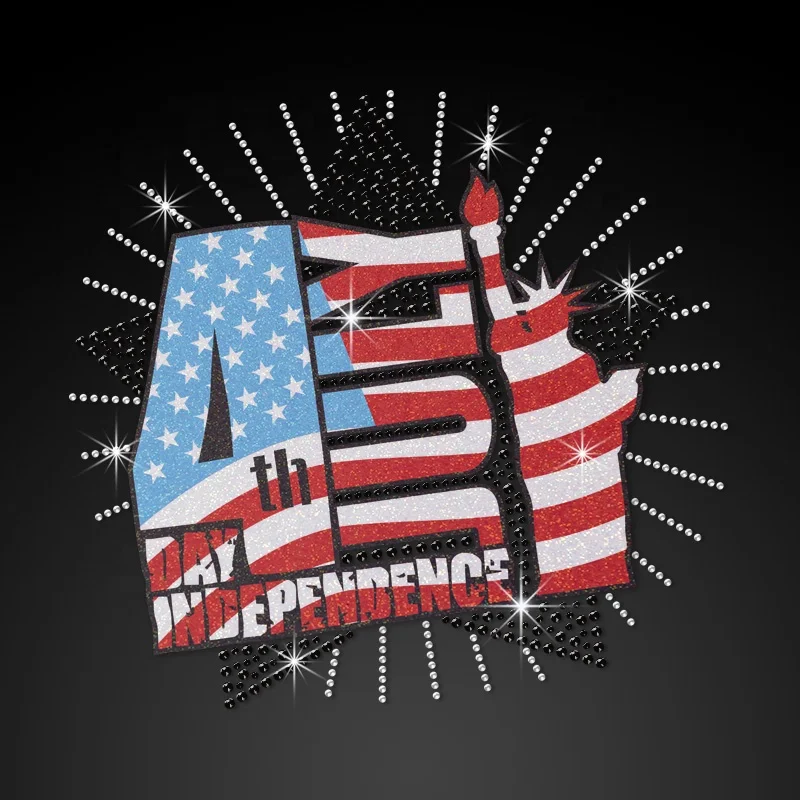Wholesale Independence Day Eagle Design Heat Transfer Design