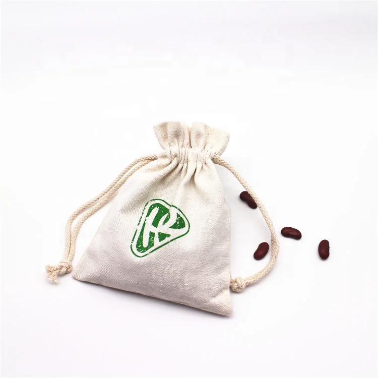 
Black Ribbon Drawstring Cotton Pouch Lavender Sachet Packaging Canvas Jewelry Bag 