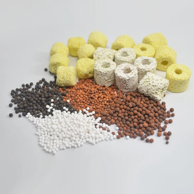 20mm Ceramic Aquarium Rings Bio Filter Media