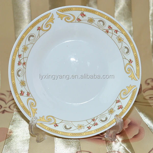 wholesale ceramic dishes/ceramic dinner plate/cermaic soup plate with full decoration/Sunn133Jenny